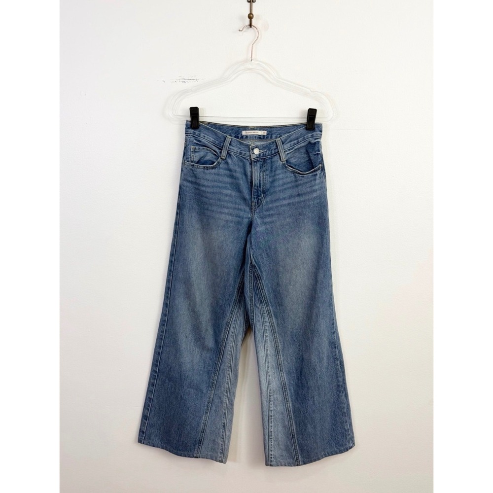 Levi's '94 Baggy Wide Leg Jeans Women's 26 Light Wash Panel Wide Leg Denim - Picture 3 of 7
